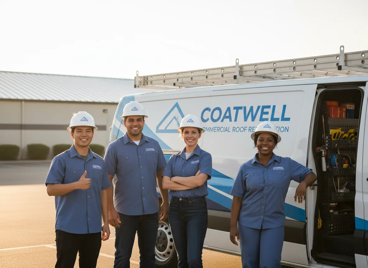 Commercial roof coating company in Pierce, CO